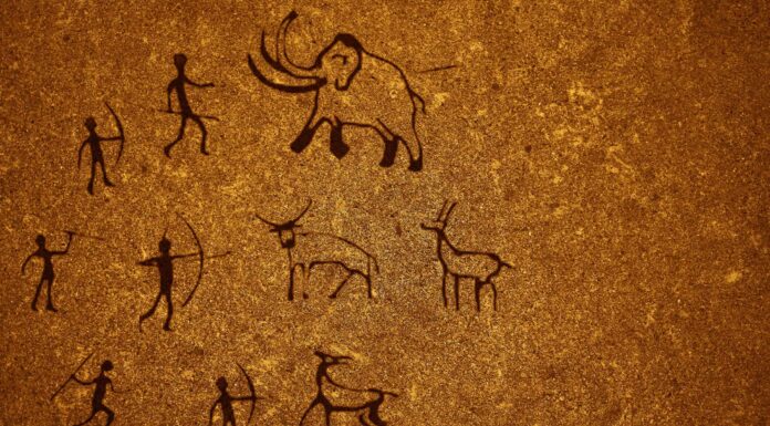 Ancient carvings at Baku Ateshgah (Fire Temple of Baku), Azerbaijan