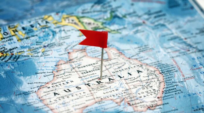 Australia sulla mappa