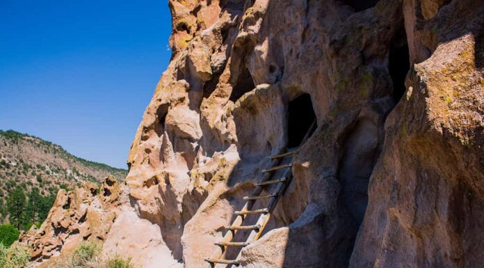 Dimora sulla scogliera di Bandelier
