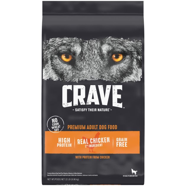Crave cibo secco per cani senza cereali per adulti ad alto contenuto proteico