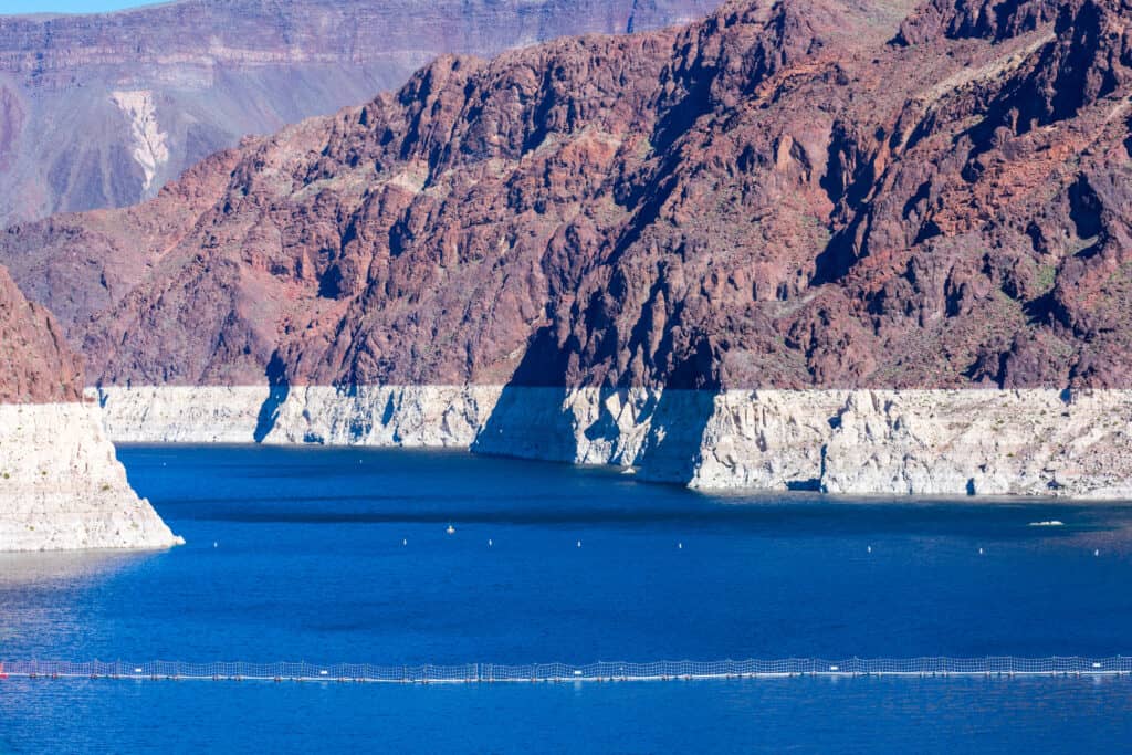 Record di acqua bassa sul lago Mead