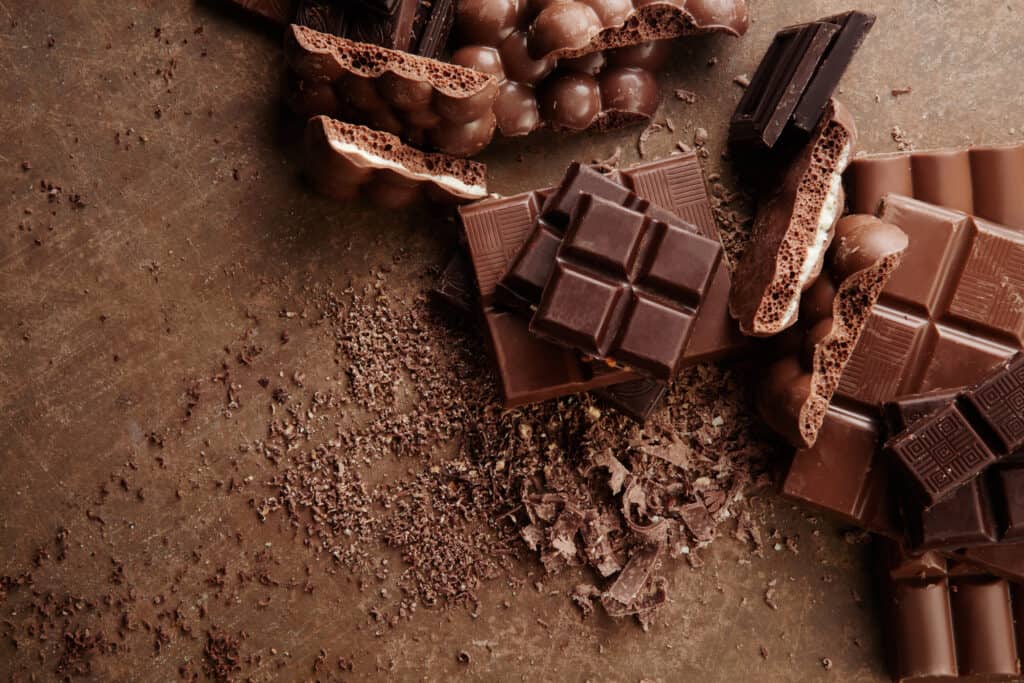 Diversi tipi di cioccolato