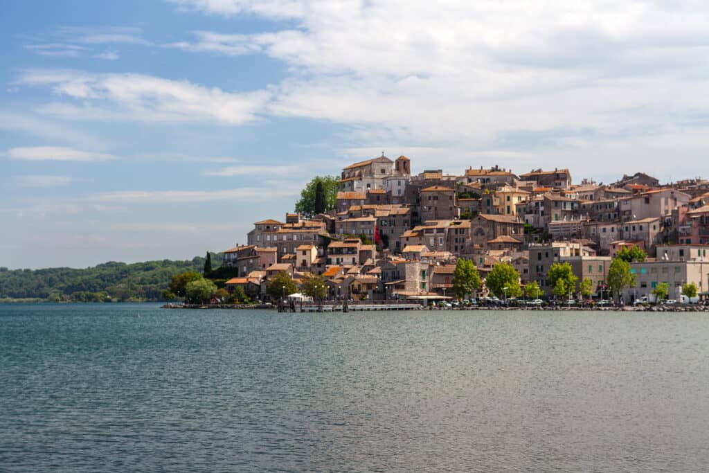 View of Anguillara Sabazia, Lazio, Italy