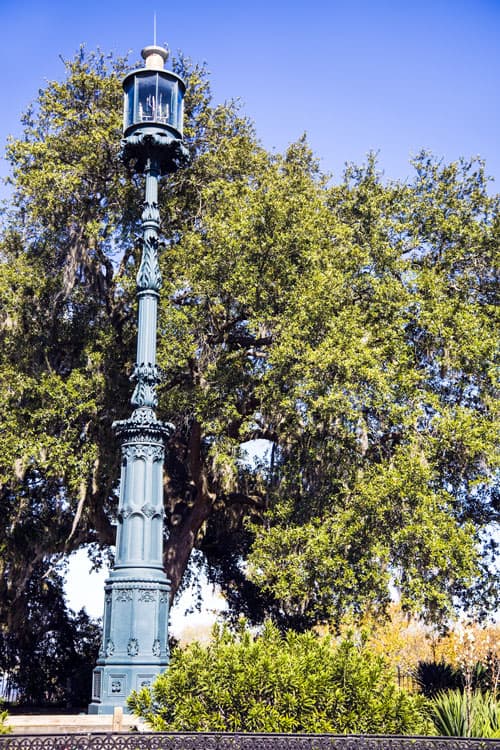 Luce del porto di Savannah