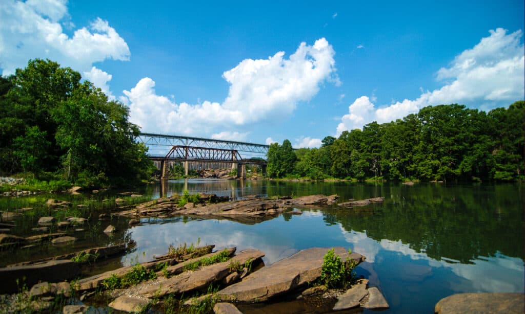Alabama - Stato americano, Fiume, Scena rurale, Ponte - Struttura edile, Stati della costa del Golfo