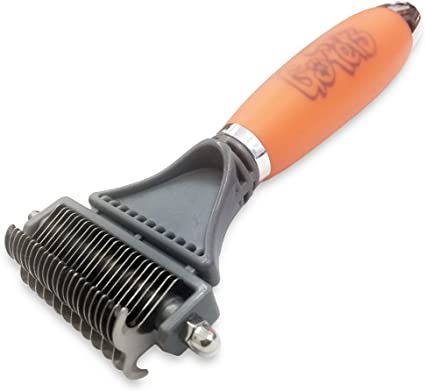 Rastrello per toelettatura professionale su 2 lati GoPets Dematting Comb