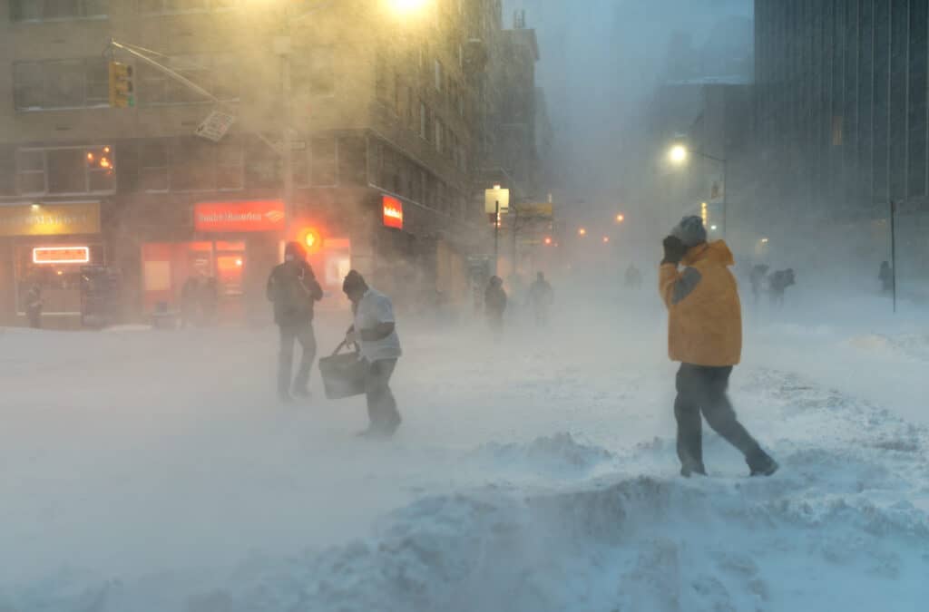 Blizzard a New York