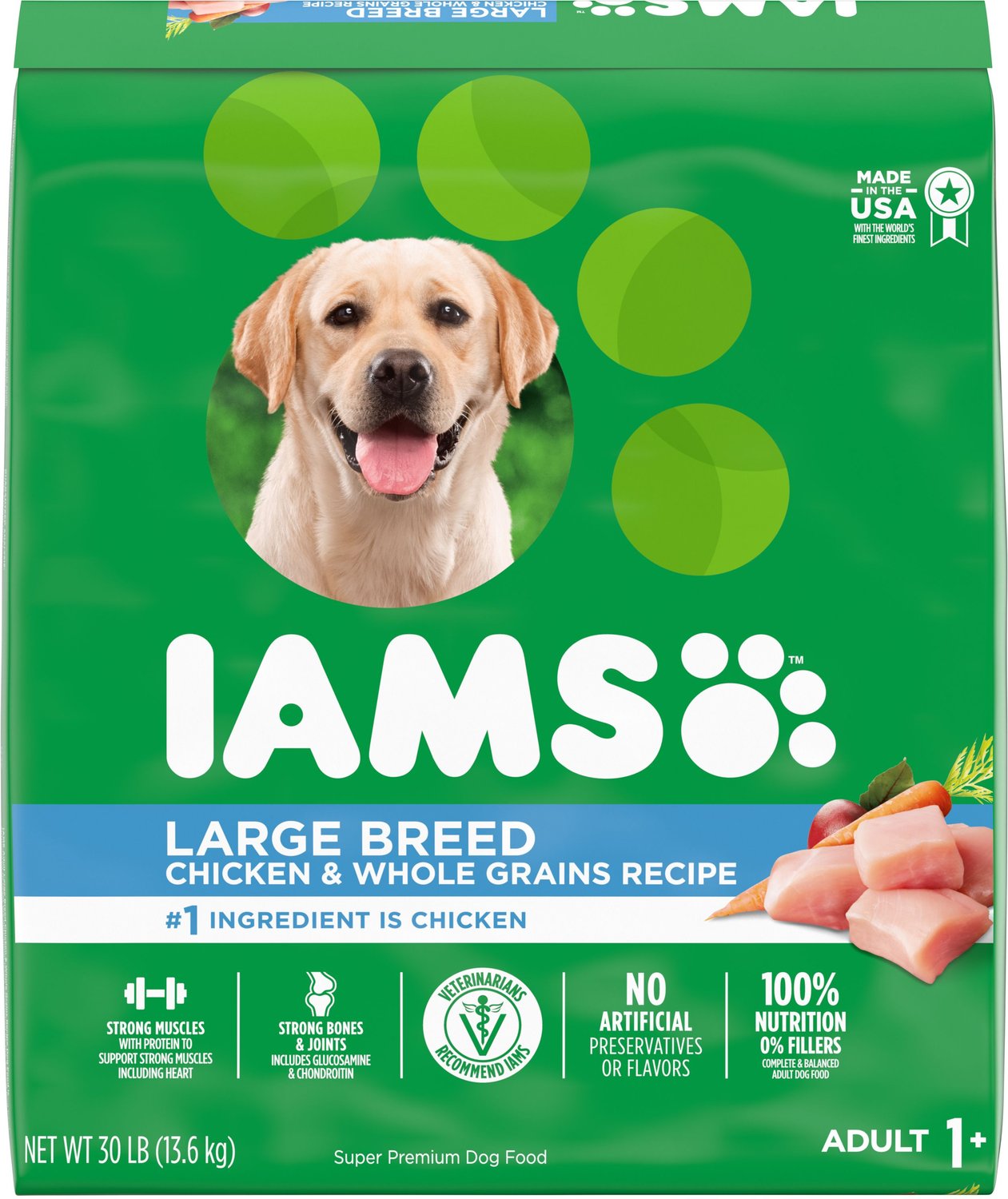 Alimento secco per cani adulti di taglia grande Iams