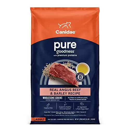 Canidae Pure Limited Ingredient Alimento secco per cani adulti, cereali sani
