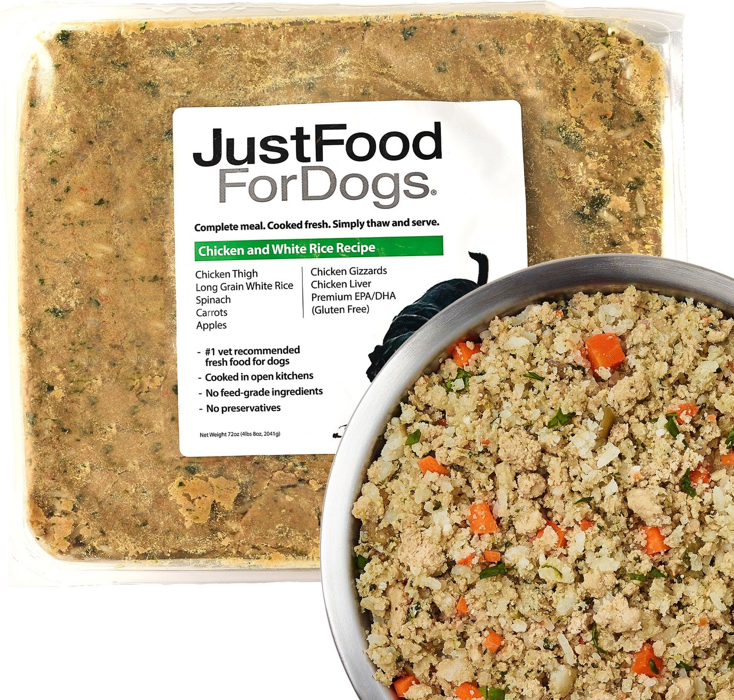 JustFoodForDogs Cibo per cani congelato fresco