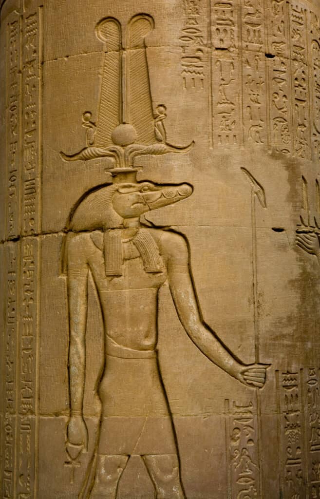Kom Ombo, coccodrillo Dio Sobek, Egitto