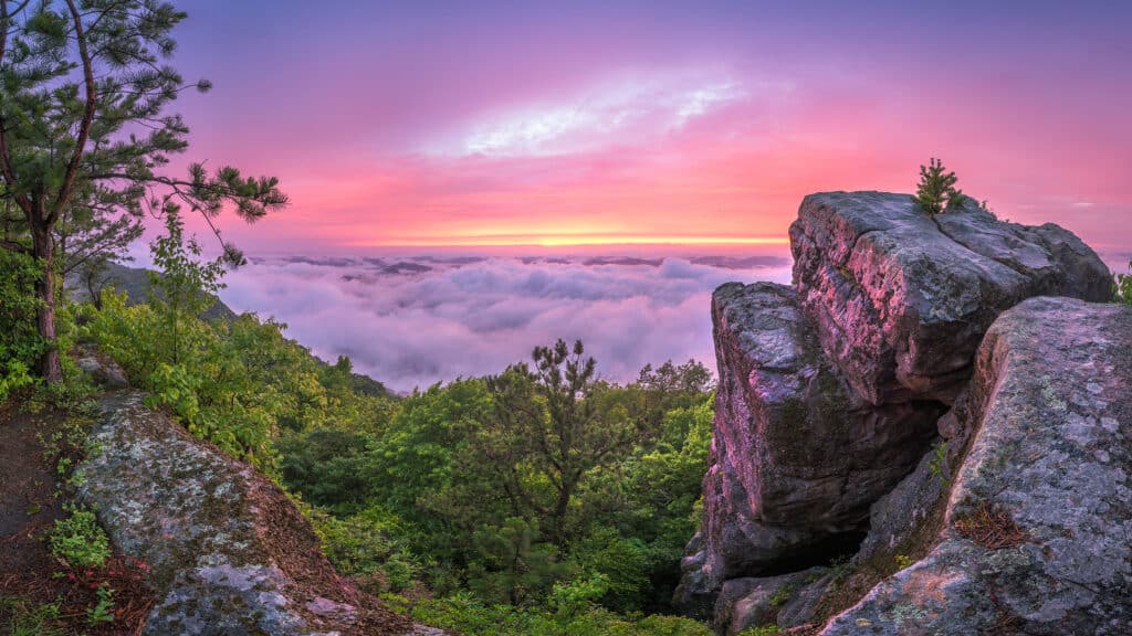 Sentiero panoramico di Pine Mountain, Kentucky