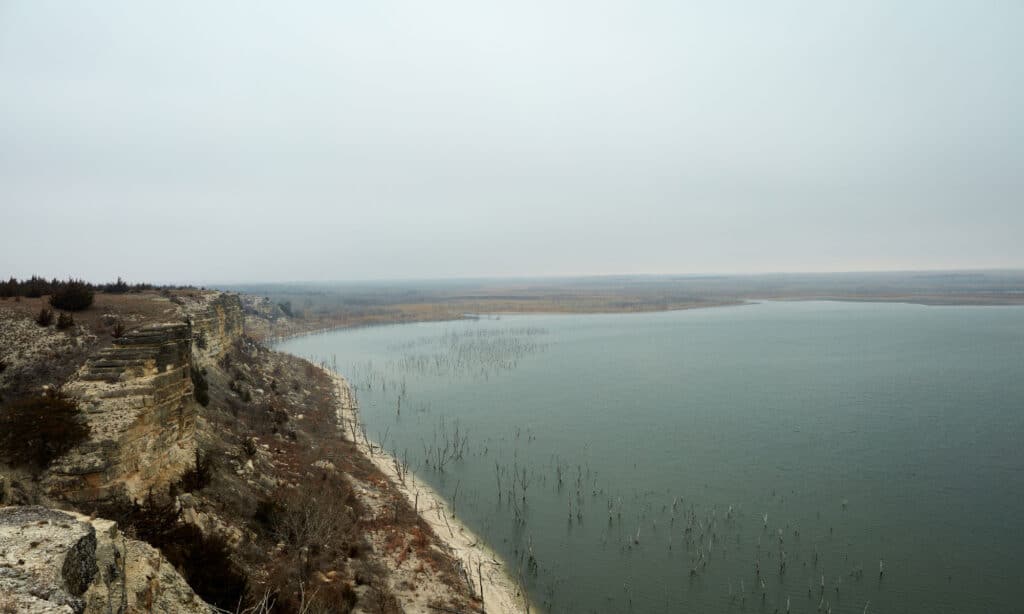 Bacino idrico di Cedar Bluff Kansas
