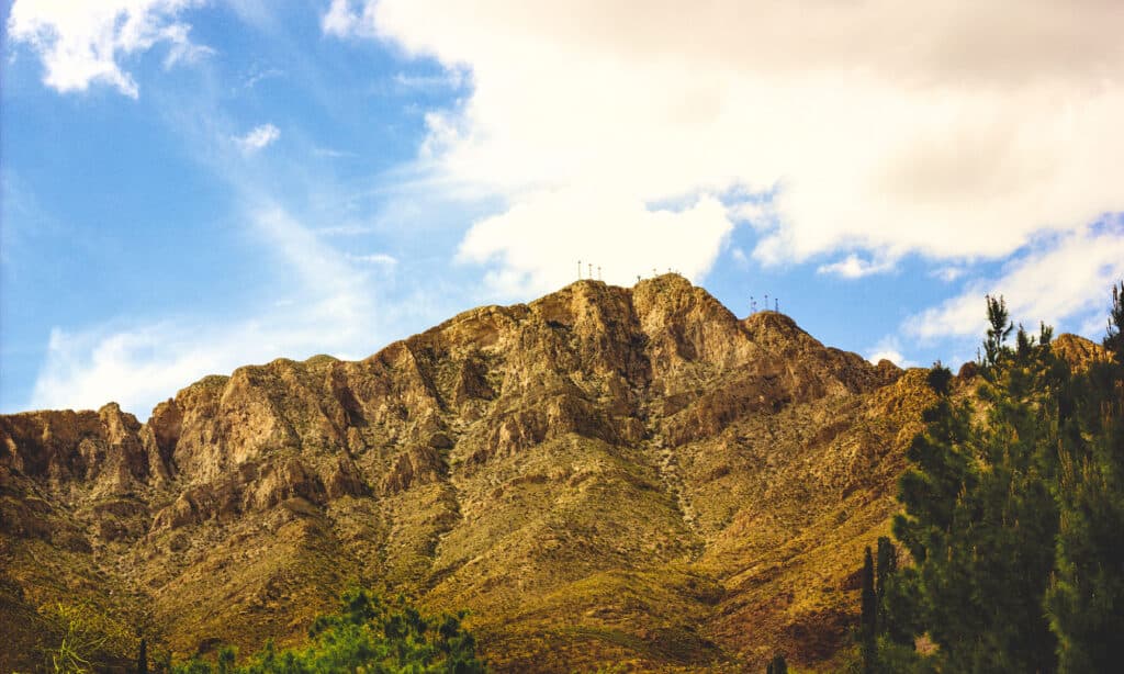 Montagna, Texas, El Paso - Texas, Blu, Luminoso