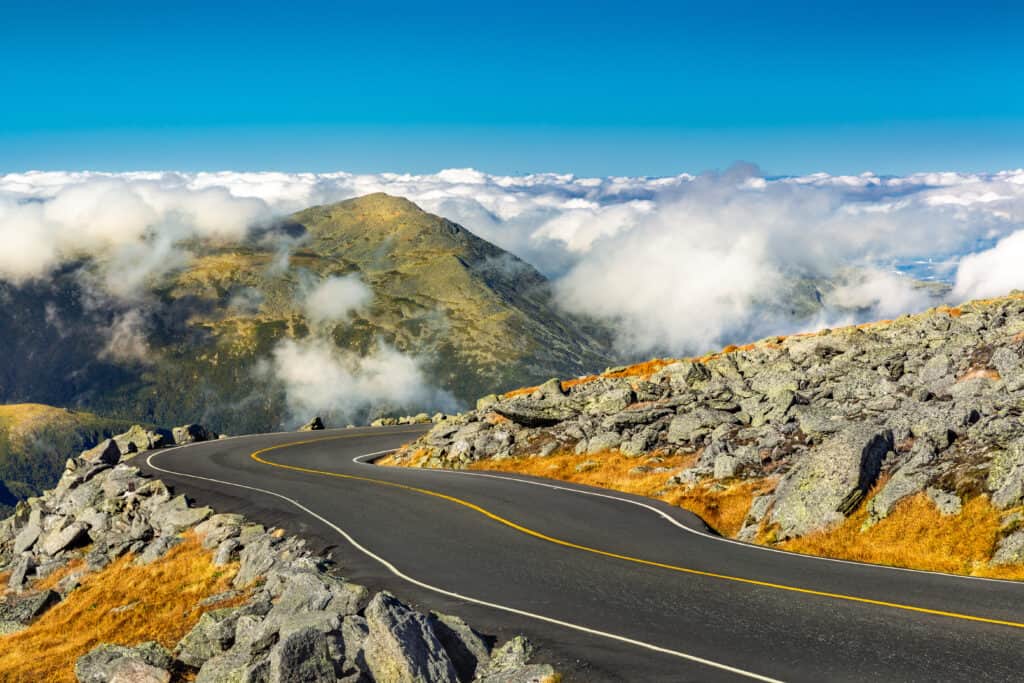 soleggiata giornata autunnale a Mount Jefferson
