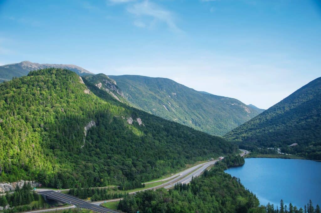 Il monte Lafayette è il punto più alto della cresta della Franconia