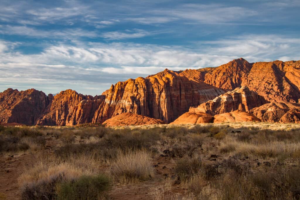 Montagne Navajo di Snow Canyon State Park