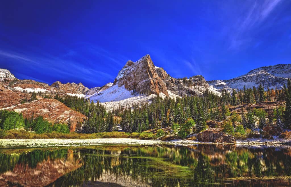 Monti Wasatch in primavera