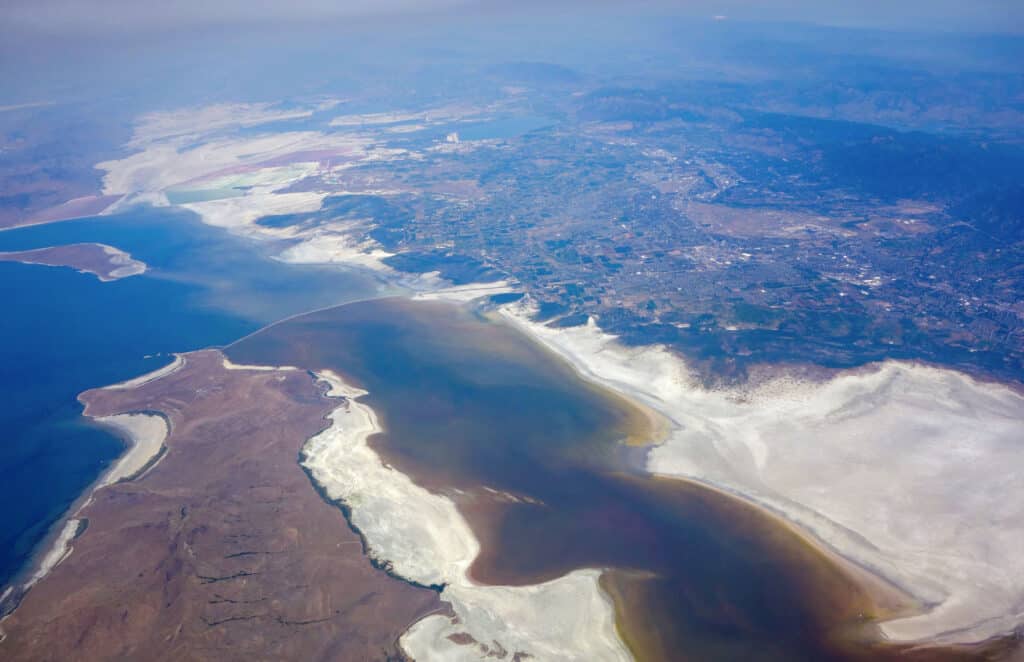 Gran Lago Salato e Salt Lake City, Utah