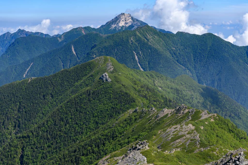 Vertice al Monte Kaikomagatake