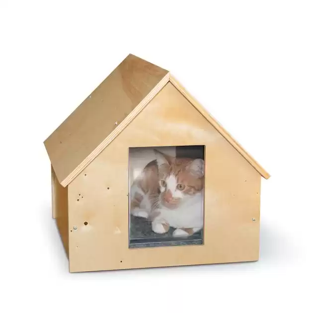 K&H PET PRODUCTS Birchwood Manor Casetta per gatti in legno per esterni