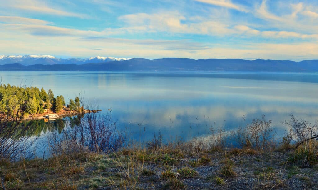 Lago a testa piatta