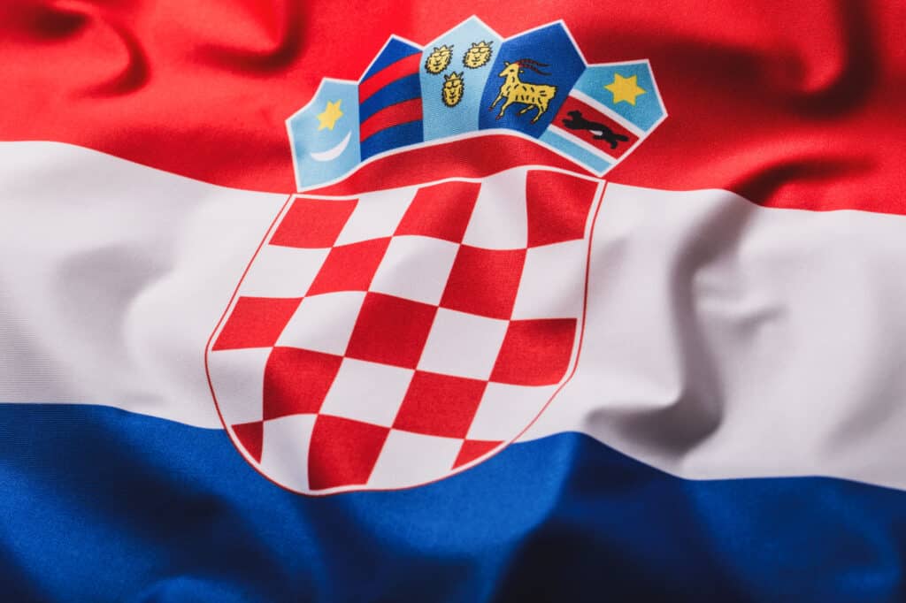 Bandiere della Croazia.