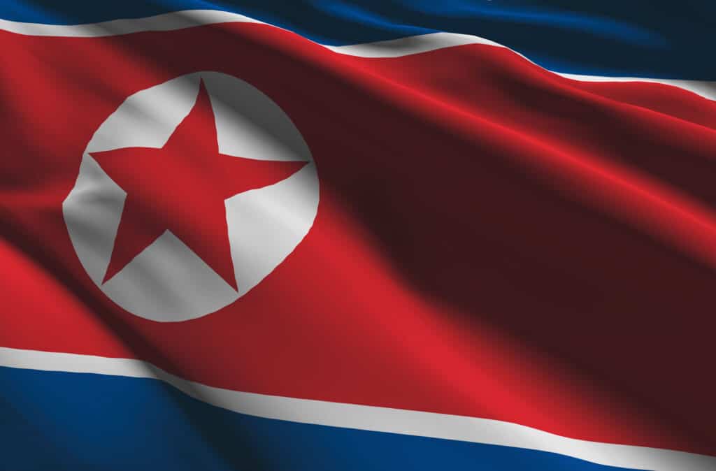Bandiera della Corea del Nord