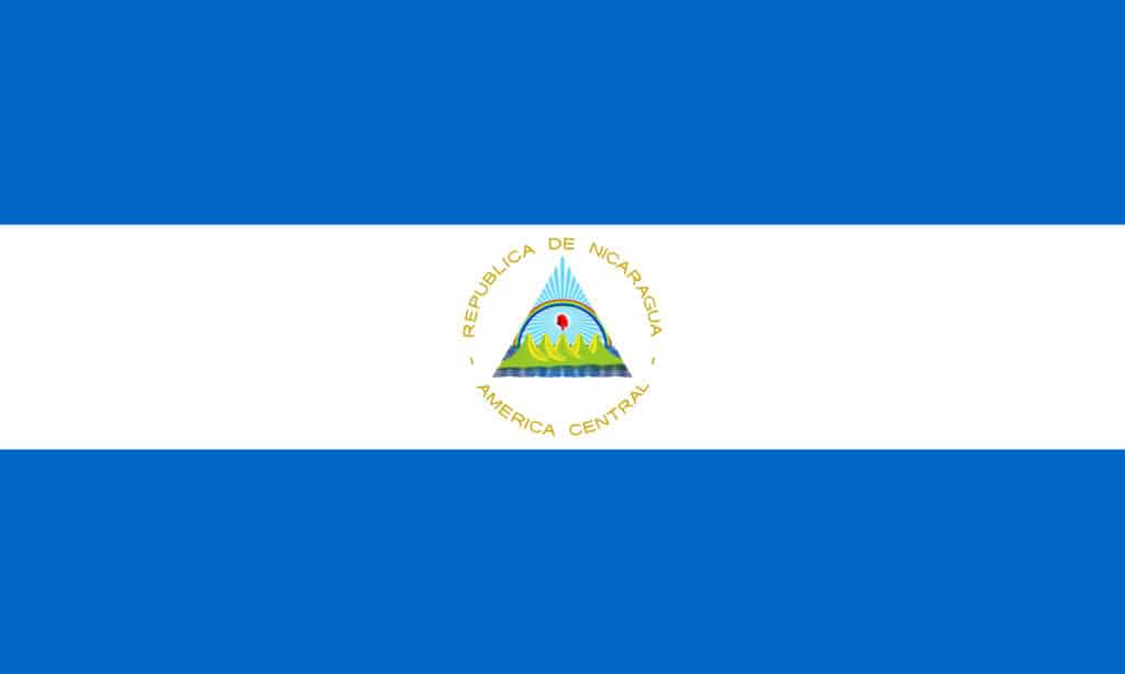 bandiera del Nicaragua