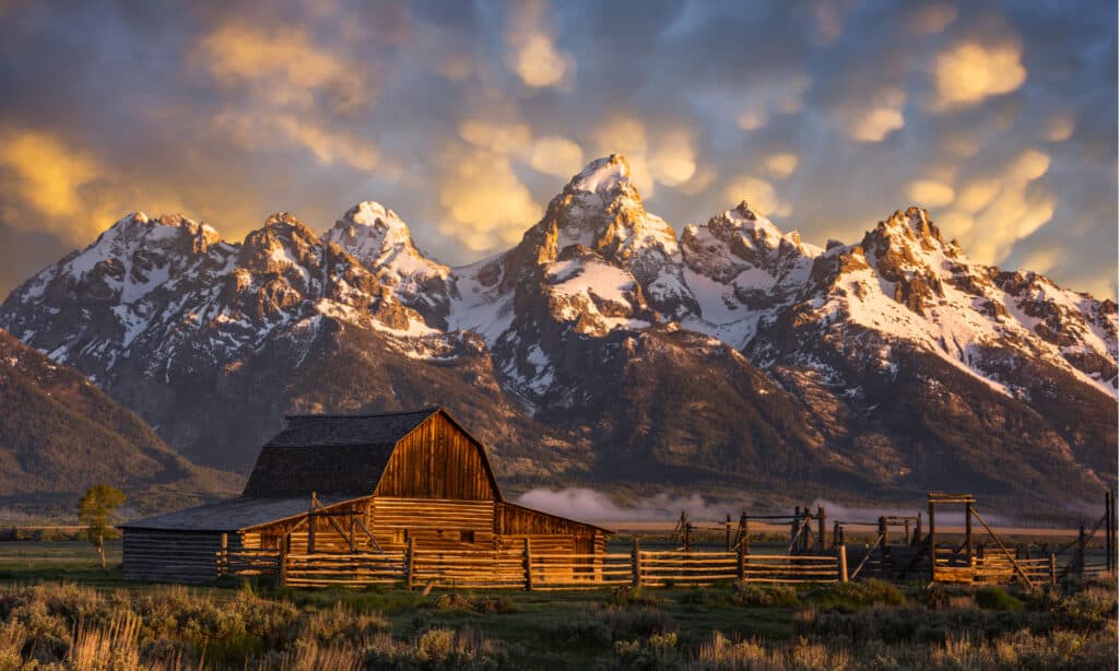 Parco nazionale del Grand Teton - Granaio di John Moulton