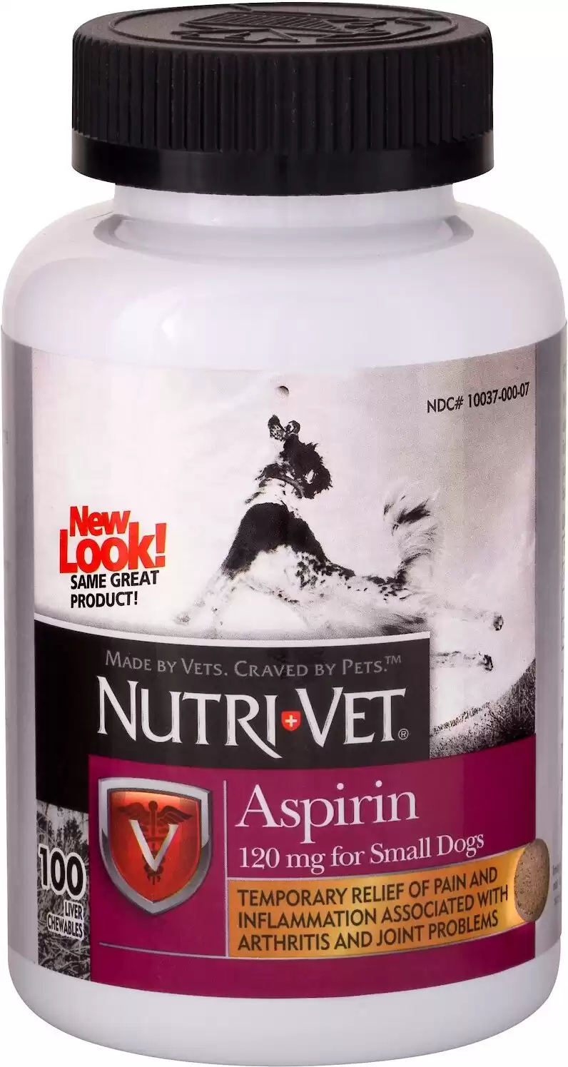 Nutri-Vet Aspirina Farmaco per il dolore per cani di piccola taglia