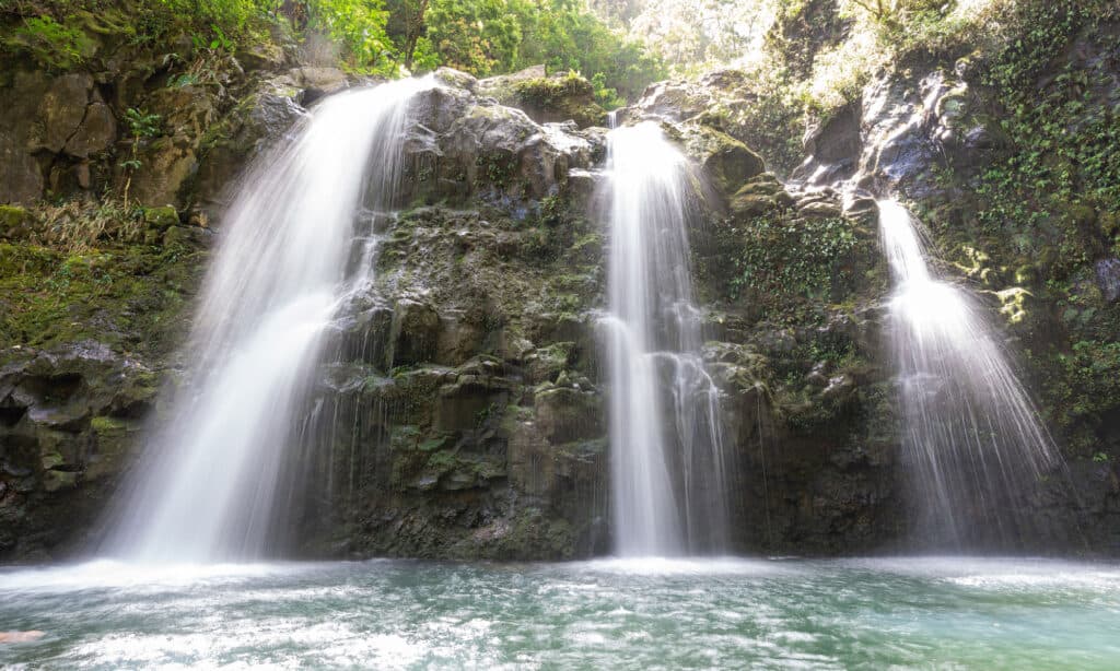 Tomaia Waikani Falls Maui Hawaii