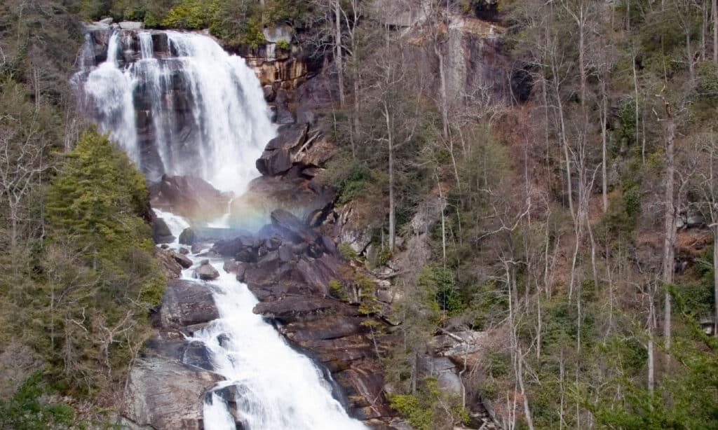 Whitewater cade nella Carolina del Nord