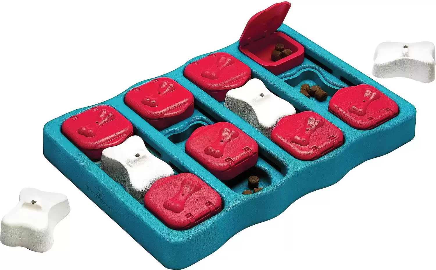 Nina Ottosson di Outward Hound Brick Puzzle Game Dog Toy