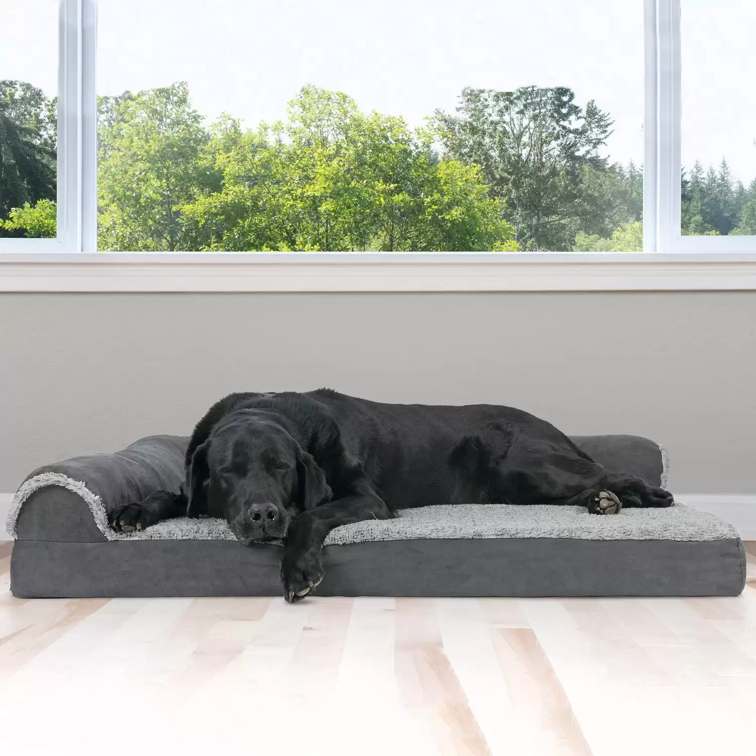 Letto ortopedico per cani FurHaven Two-Tone Deluxe Chaise