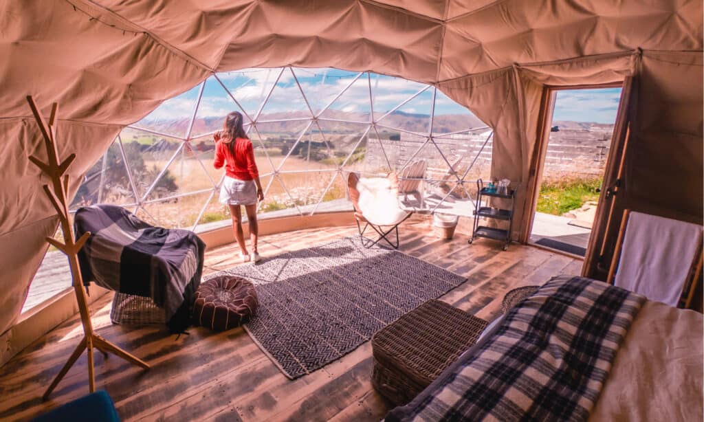 Glamping nel deserto