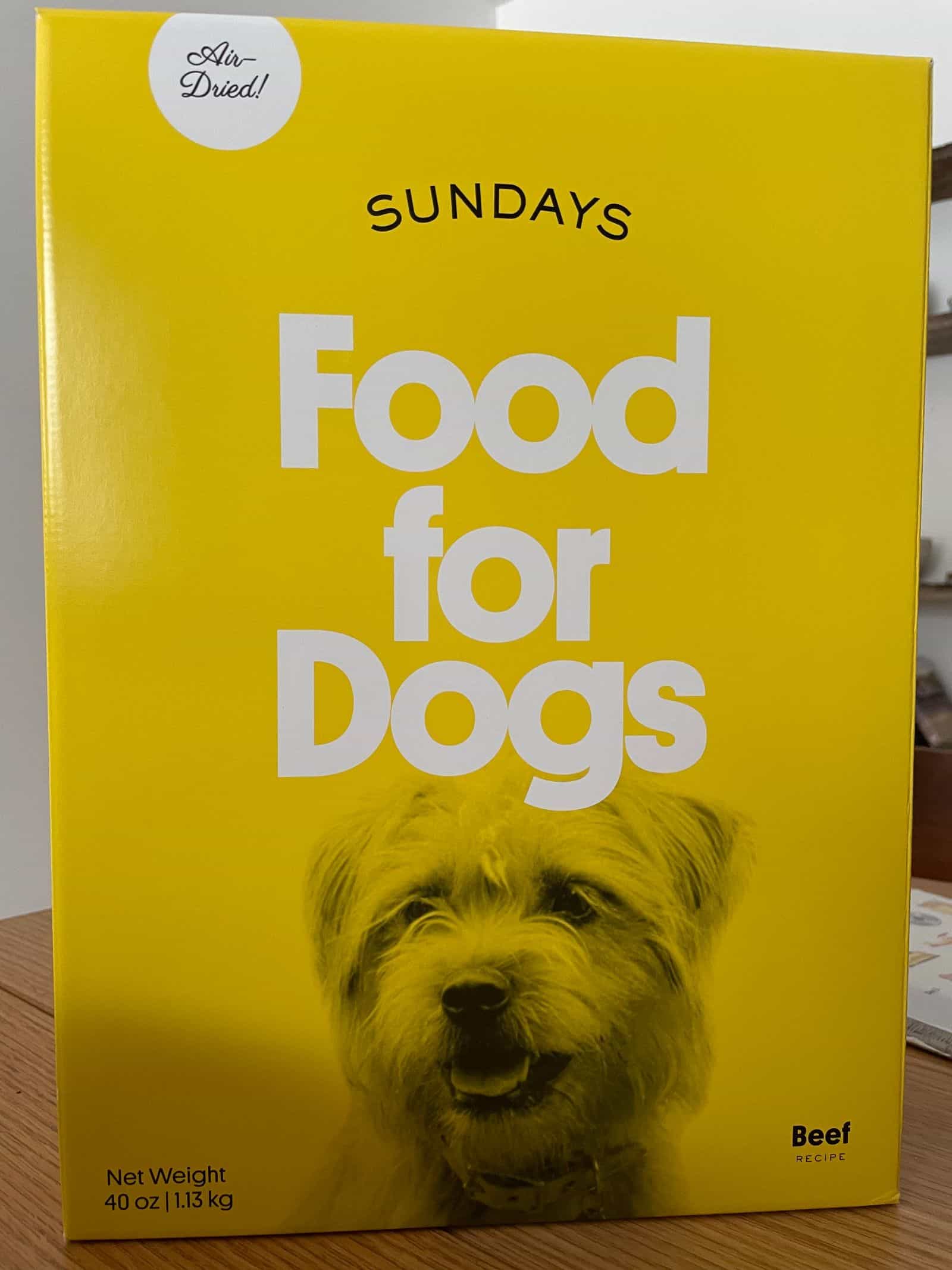 Cibo per cani della domenica