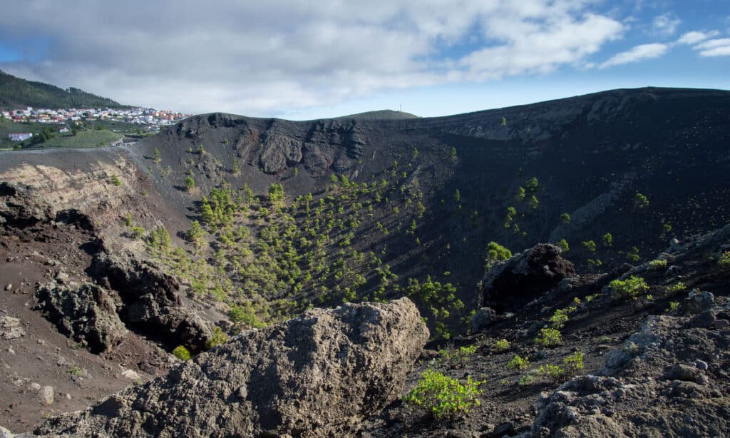 Cratere del vulcano San Antonio