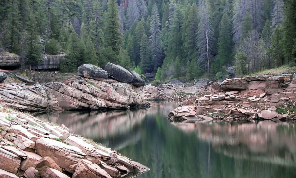 Blue Ridge Reservoir settentrionale az