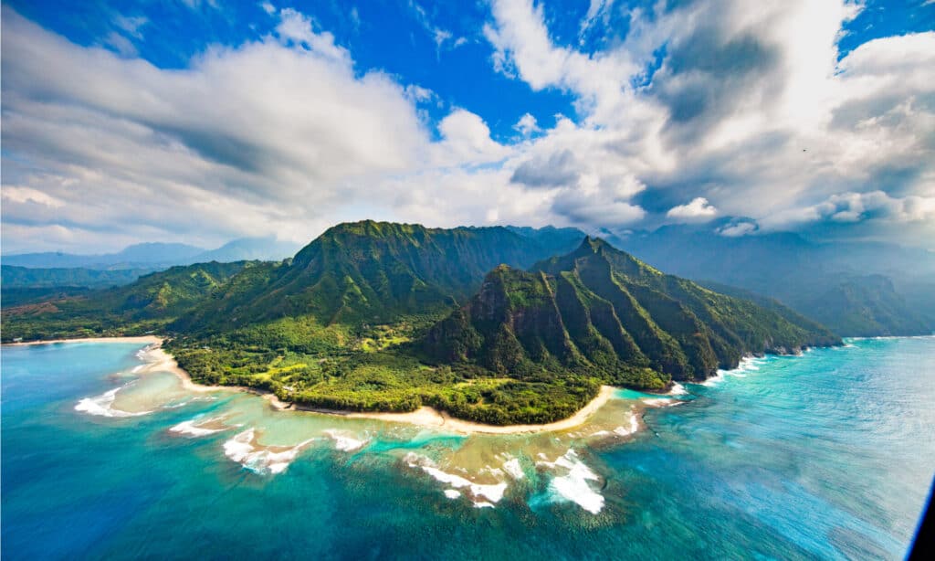 Costa di Na Pali, Kauai, Hawaii.