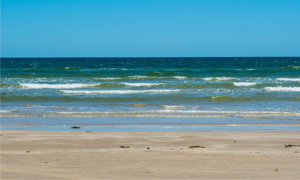 Spiaggia dell'isola di Padre National