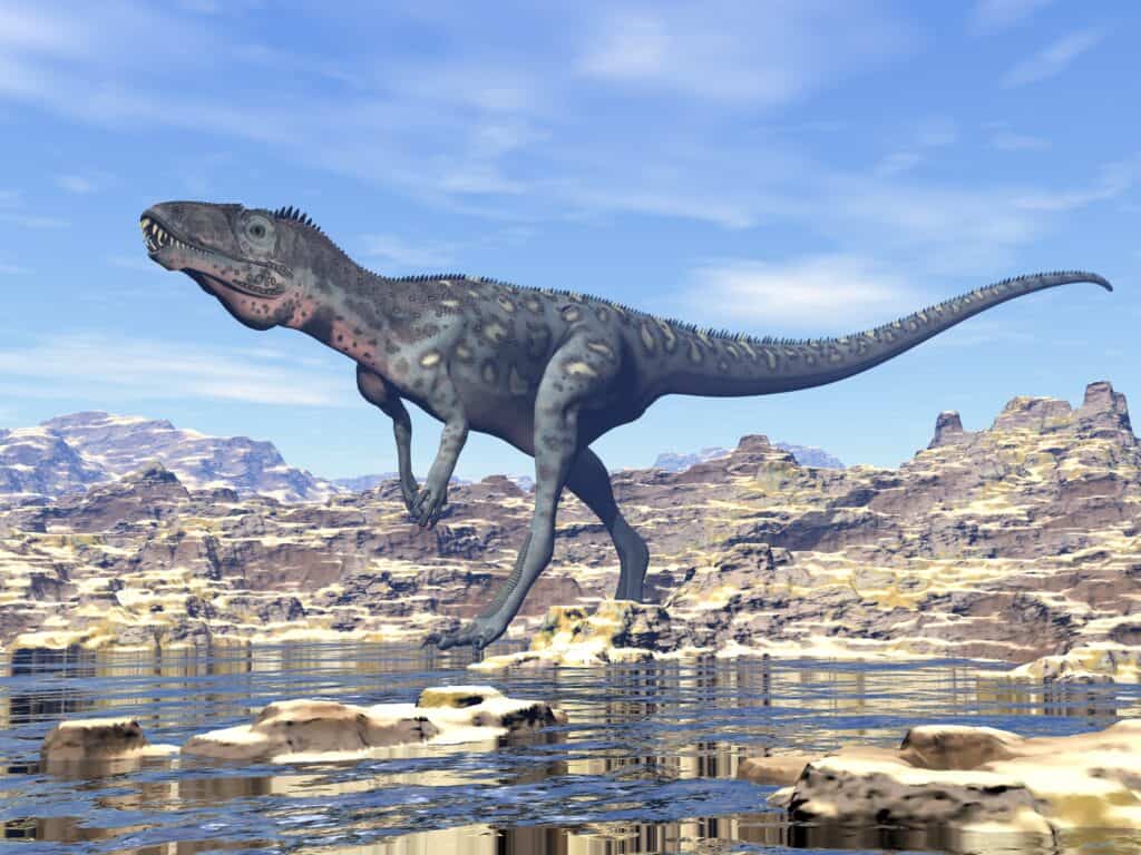 Rendering 3D di Masiakasaurus