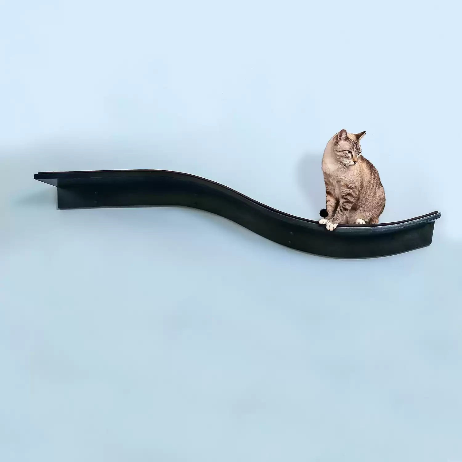 La raffinata mensola da parete per gatti con ramo di loto felino