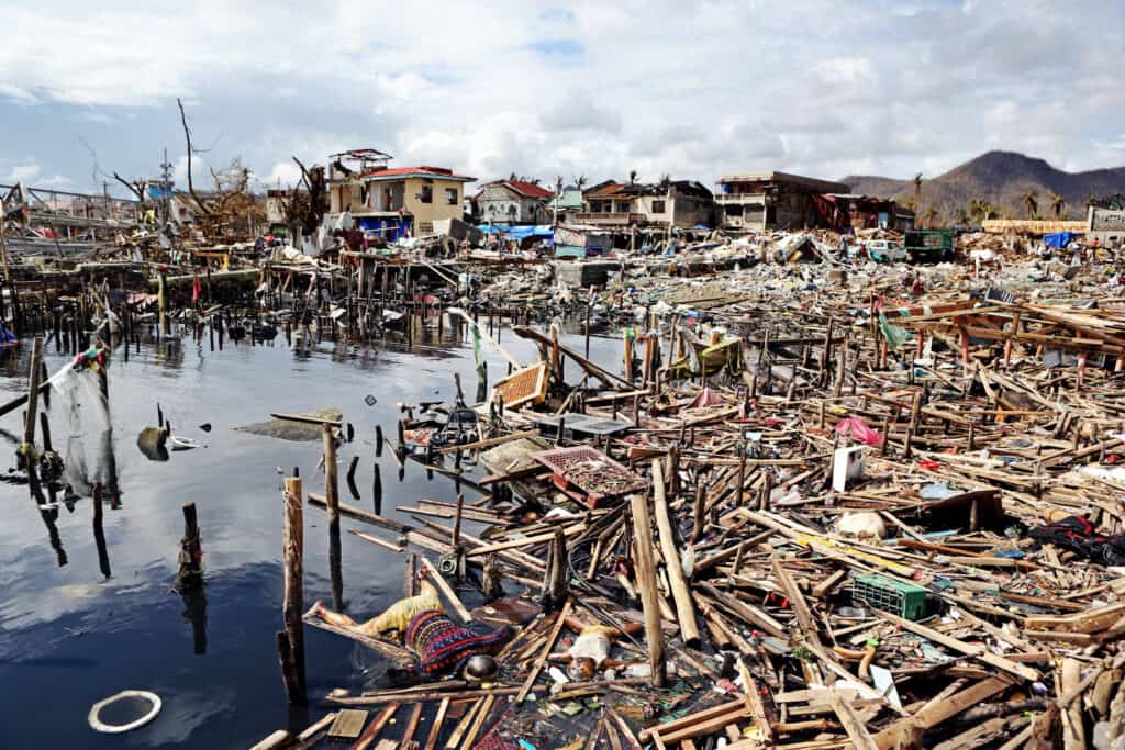 Il tifone Haiyan ha colpito le Filippine