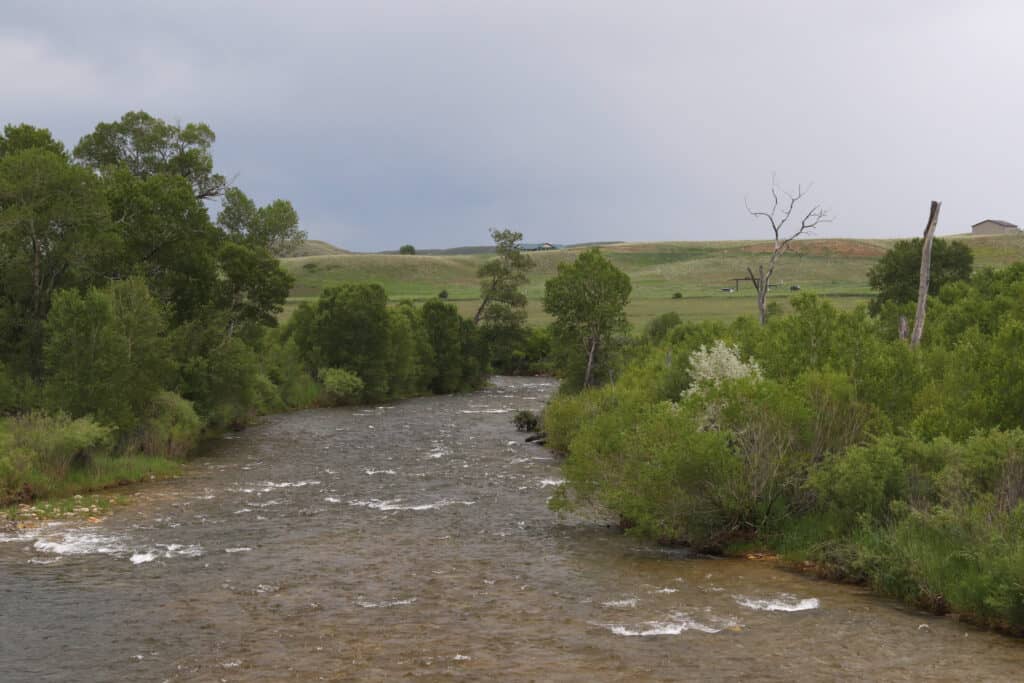 Il fiume Tongue nel Wyoming