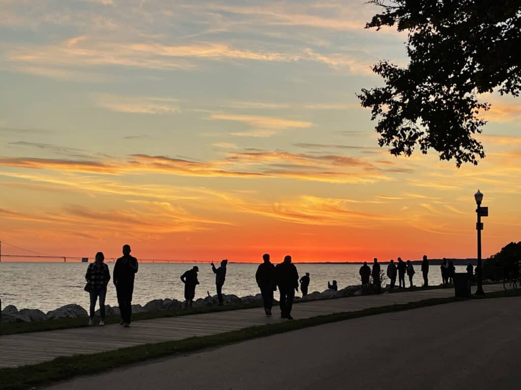 Isola di Mackinac in autunno