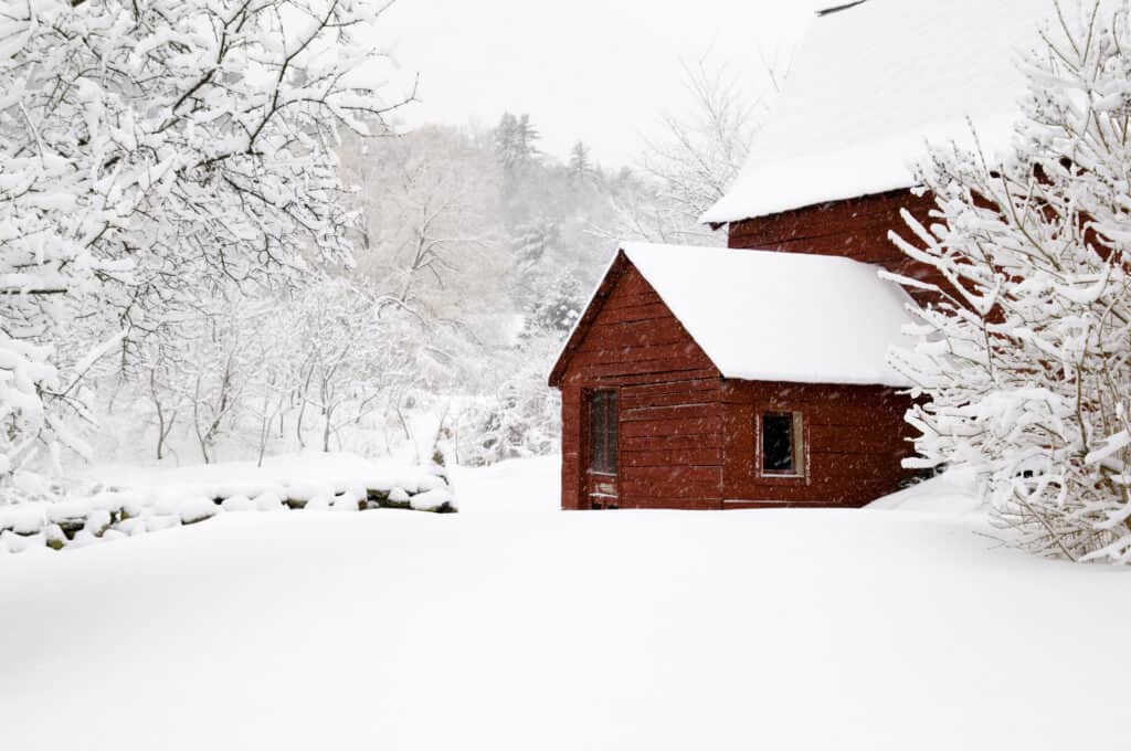 Tempesta di neve Vermont