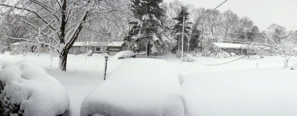 Bufera di neve nel Rhode Island nel 2013