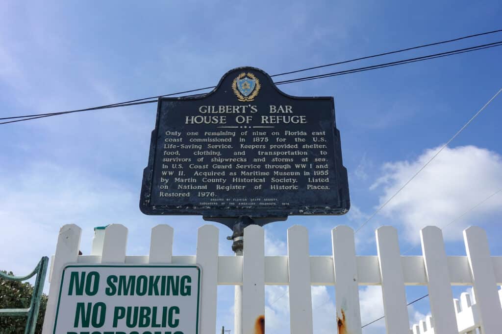 Gilbert's Bar House of Refuge in Florida