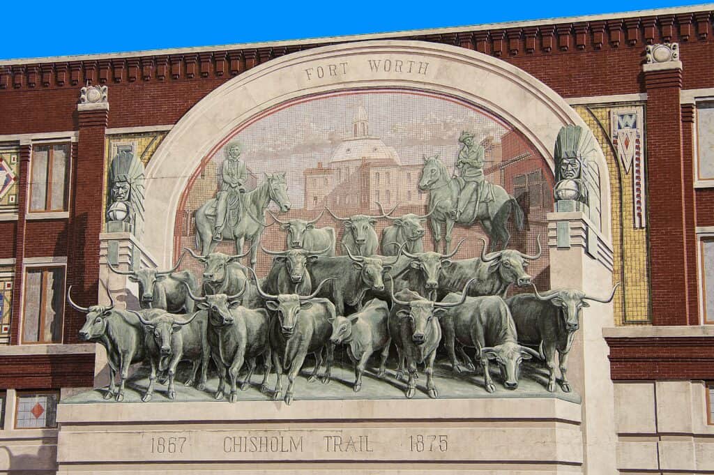 Edificio murale del Jett Building / Chisholm Trail